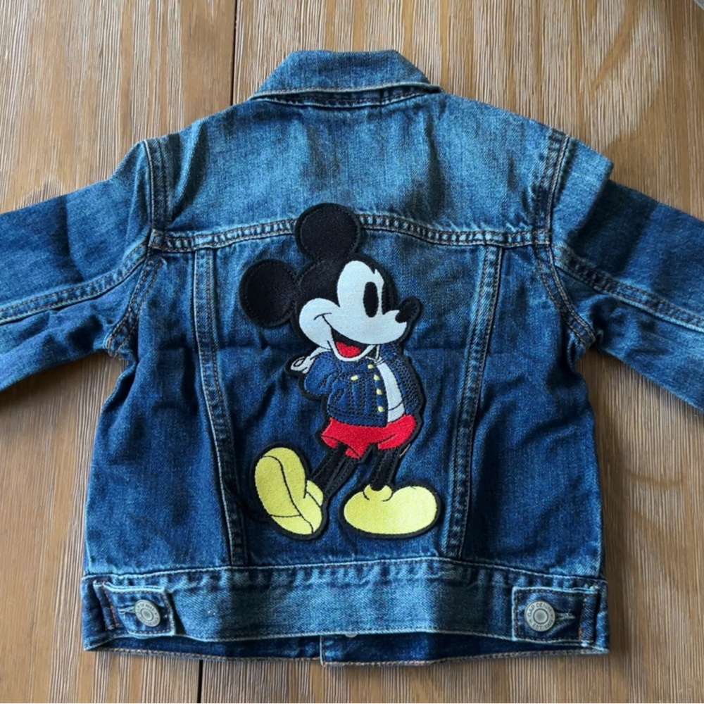 NWT BabyGAP Mickey Denim Jacket